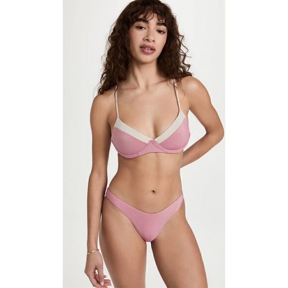 NWT PQ SWIM NAMASTE High Cut Full Bikini Bottom - Picture 2 of 14